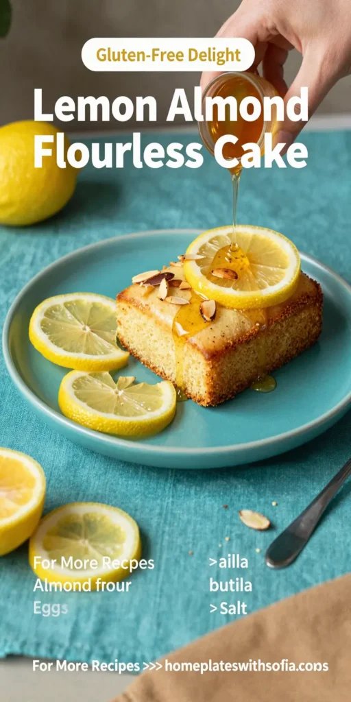 Lemon Almond Flourless Cake