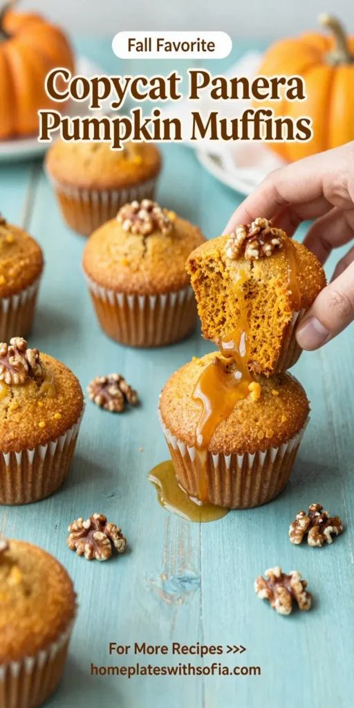 Copycat Panera Pumpkin Muffins