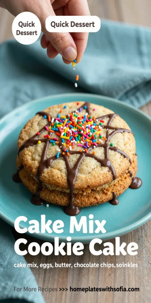 Cake Mix Cookie Cake