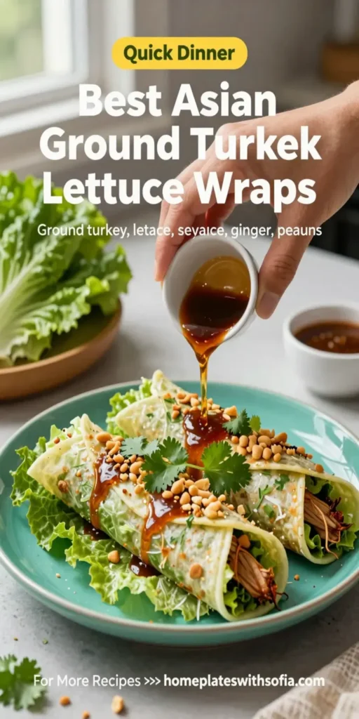 Best Asian Ground Turkey Lettuce Wraps