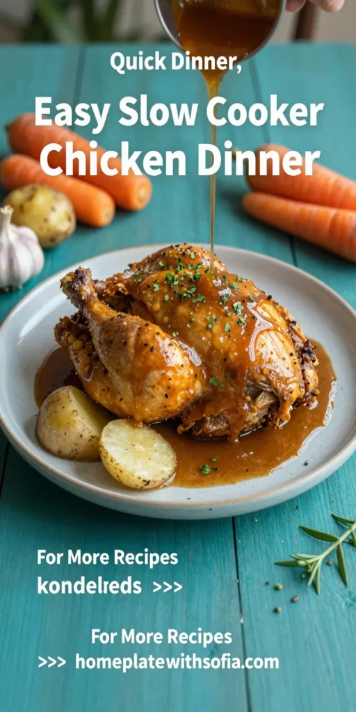 Easy Slow Cooker Chicken Dinner