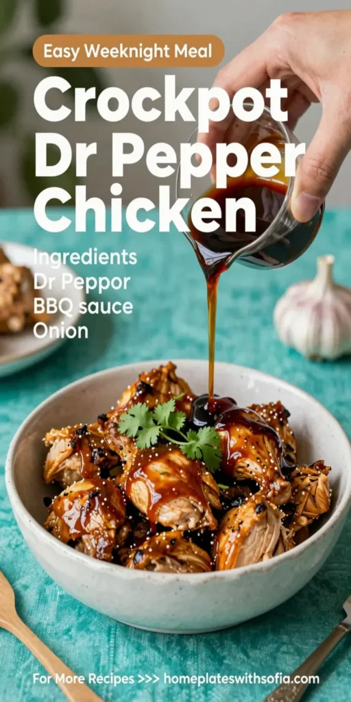 Crockpot Dr Pepper Chicken