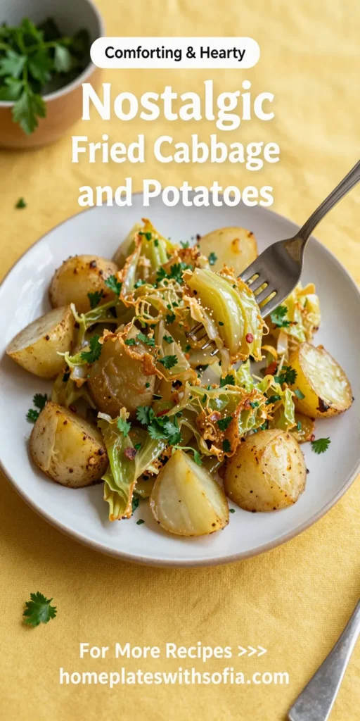 Nostalgic Fried Cabbage and Potatoes