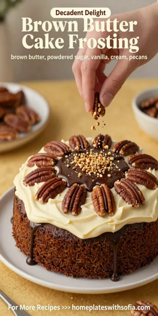 Brown Butter Cake Frosting