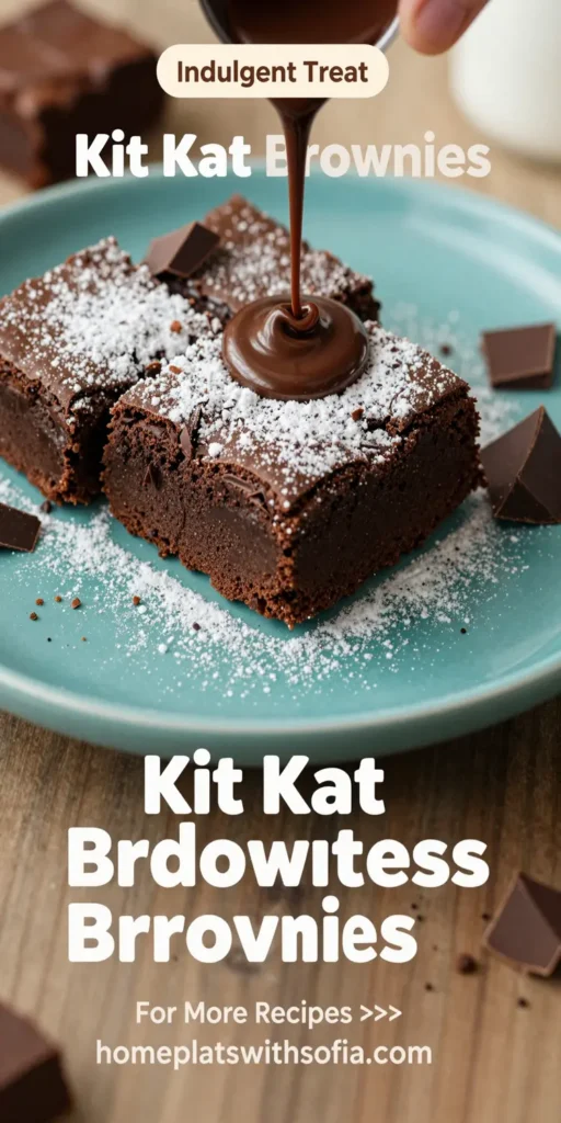 Kit Kat Brownies