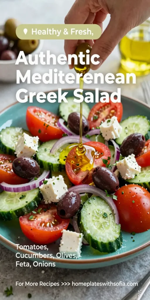 Authentic Mediterranean Greek Salad