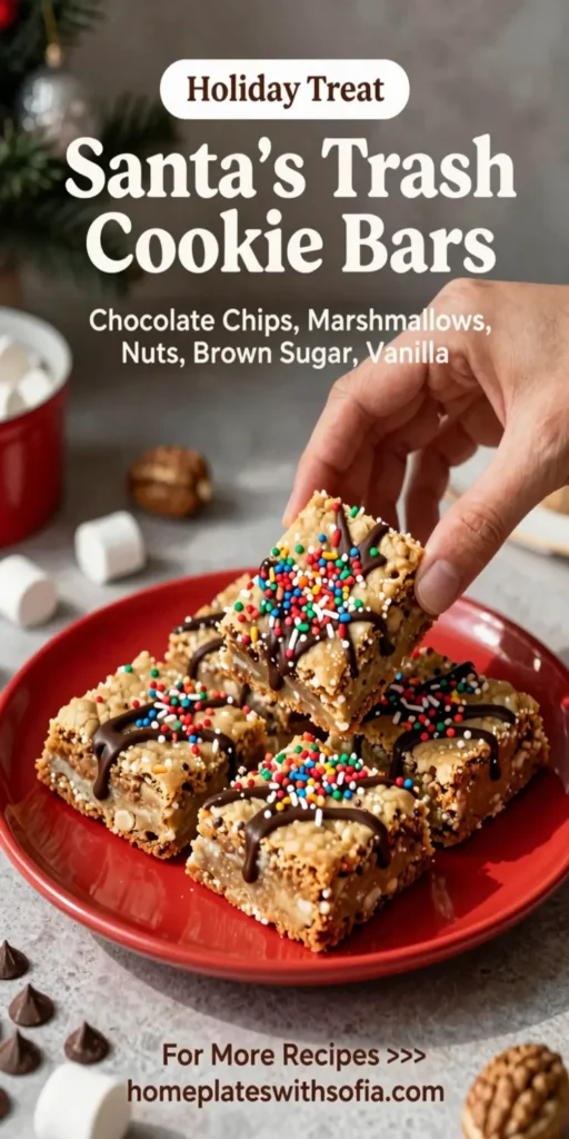 Santa's Trash Cookie Bars