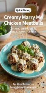 Creamy Marry Me Chicken Meatballs