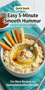 Easy 5-Minute Smooth Hummus