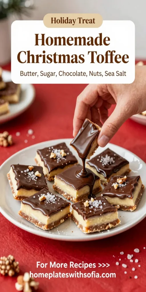 Homemade Christmas Toffee