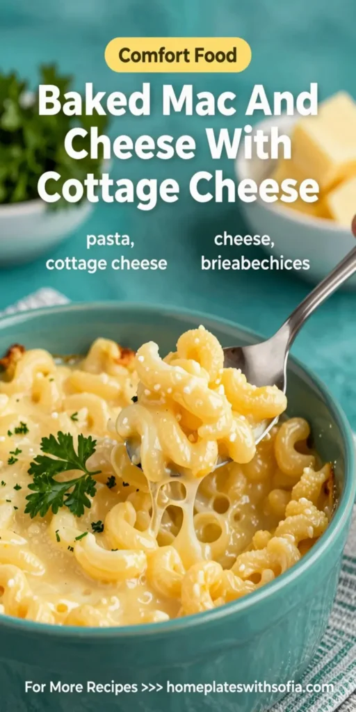 Baked Mac And Cheese With Cottage Cheese