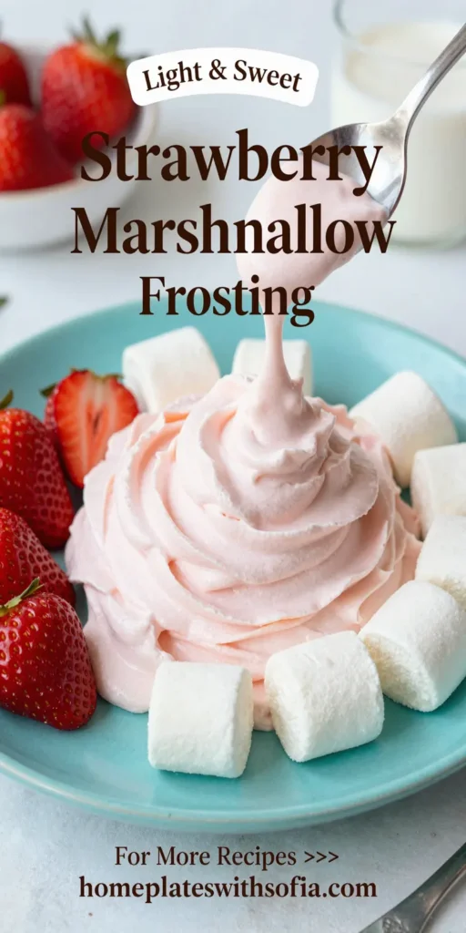 Strawberry Marshmallow Frosting