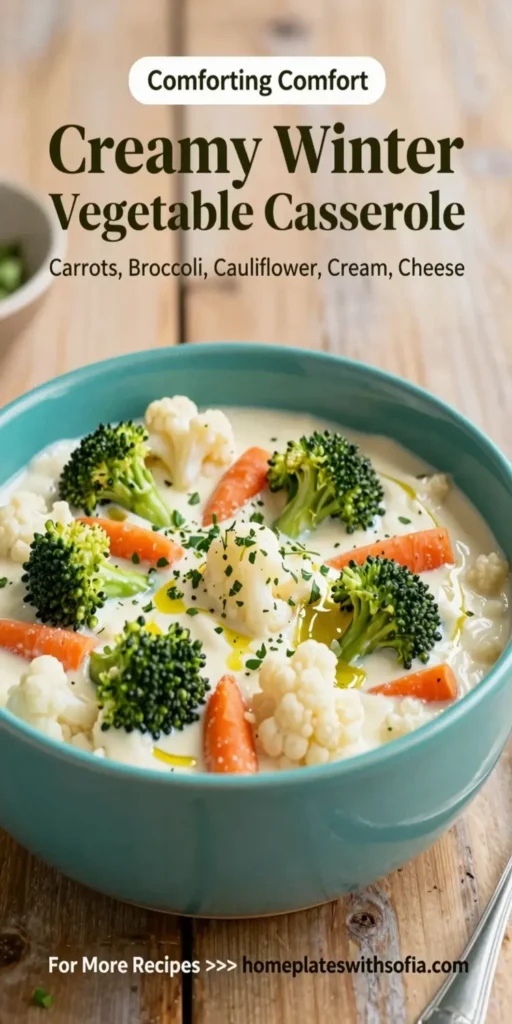 Creamy Winter Vegetable Casserole