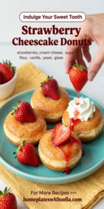 Strawberry Cheesecake Donuts