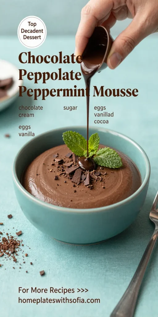Chocolate Peppermint Mousse