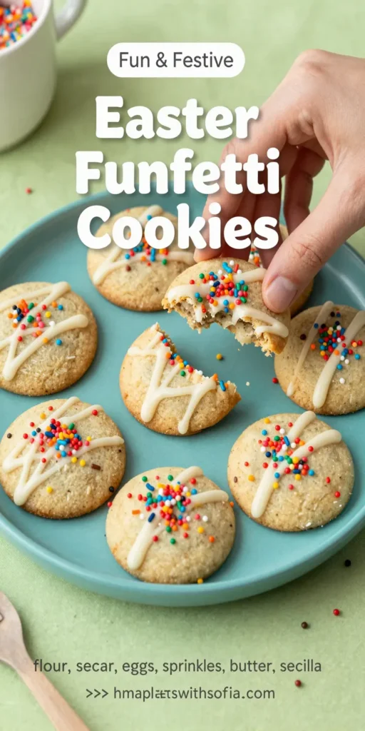 Easter Funfetti Cookies
