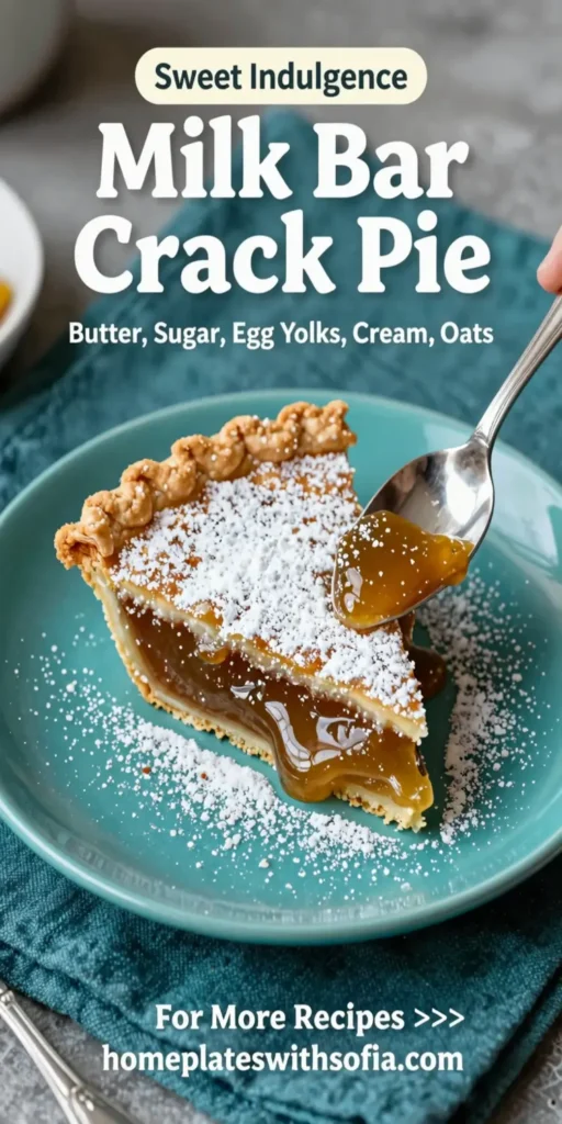 Milk Bar Crack Pie