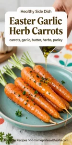 Easter Garlic Herb Carrots