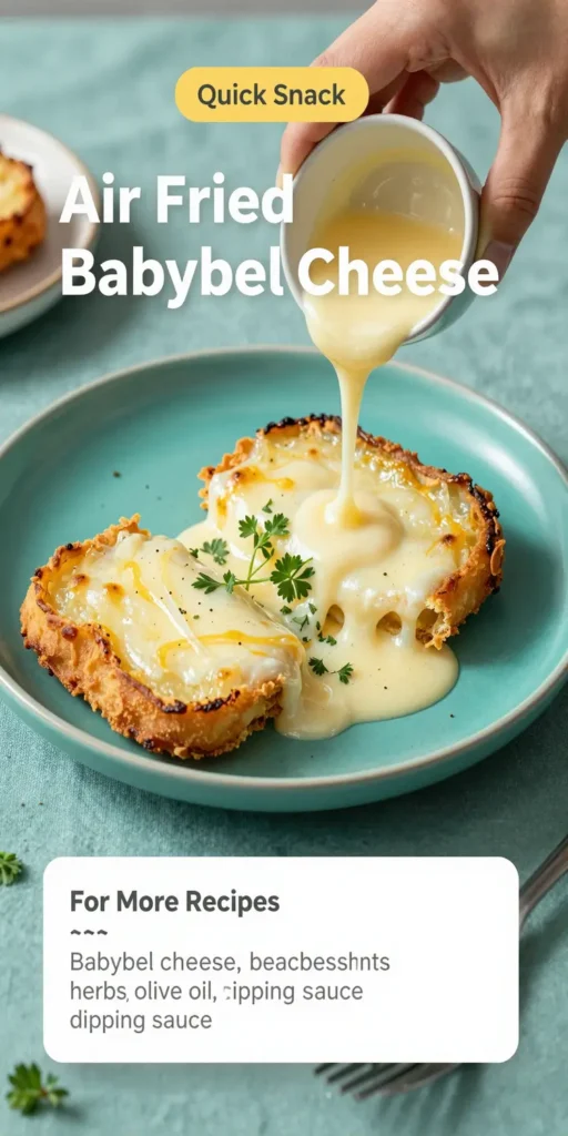Air Fried Babybel Cheese