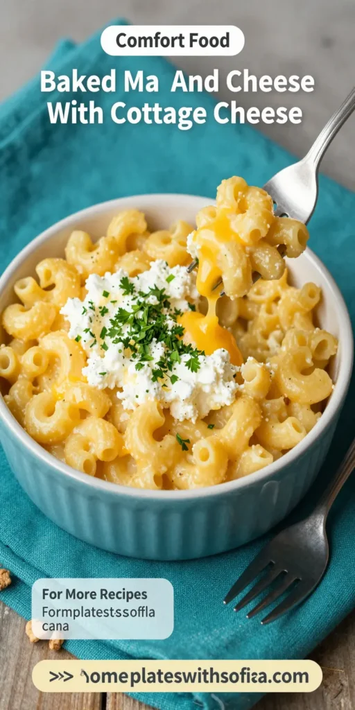 Baked Mac And Cheese With Cottage Cheese