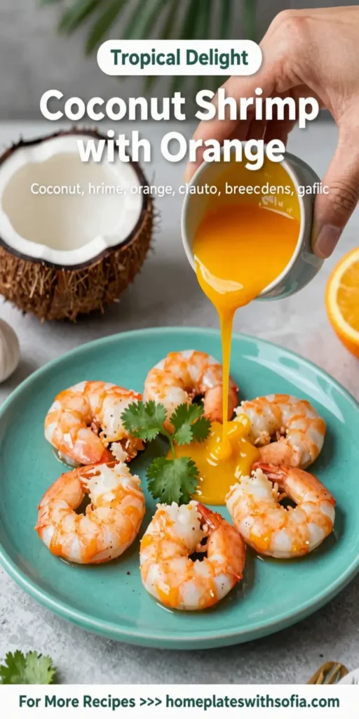 Coconut Shrimp with Orange