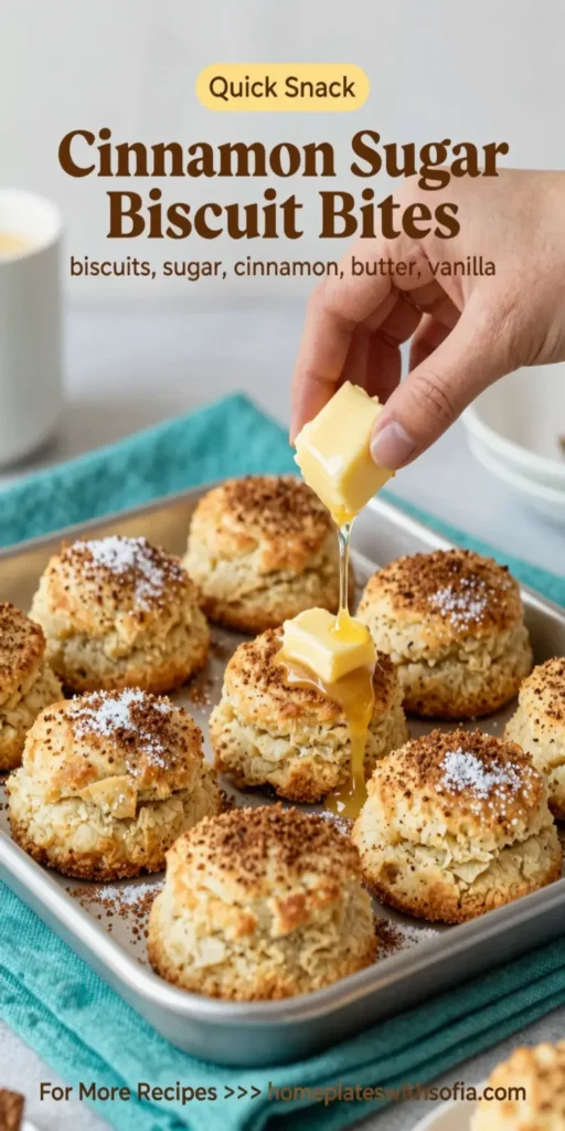Cinnamon Sugar Biscuit Bites