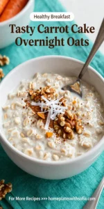 Tasty Carrot Cake Overnight Oats