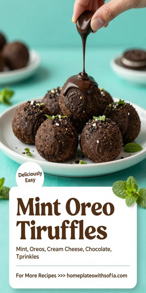 Mint Oreo Truffles