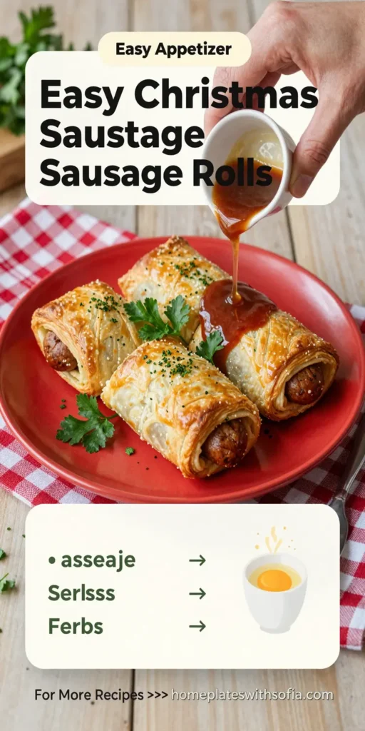 Easy Christmas Sausage Rolls