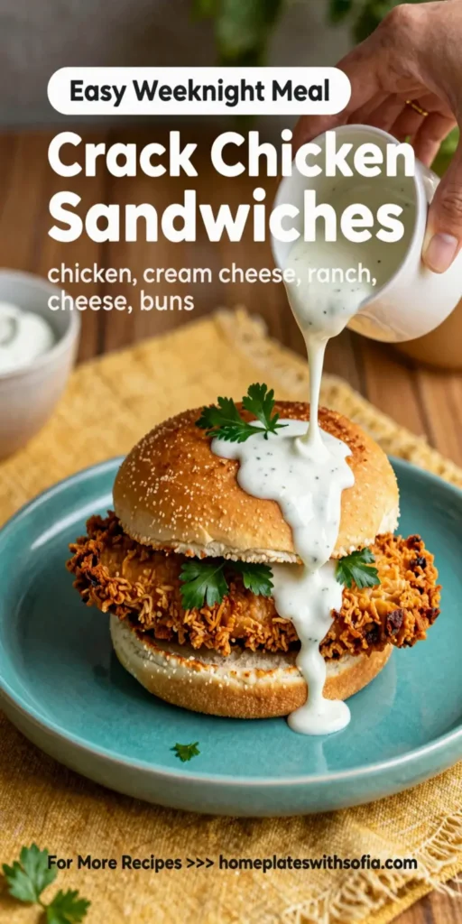 Crack Chicken Sandwiches