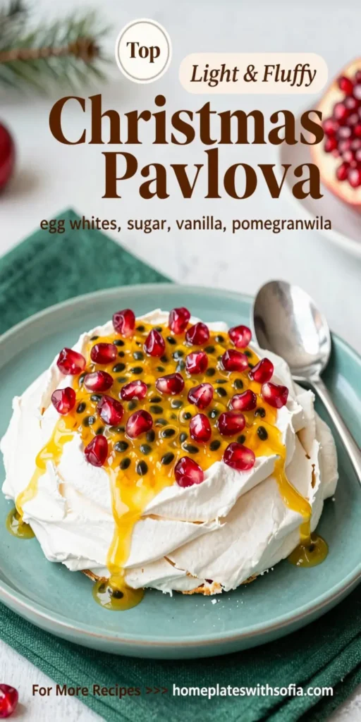 Christmas Pavlova