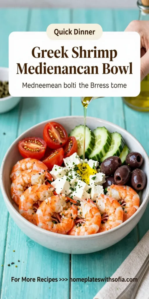 Greek Shrimp Mediterranean Bowl