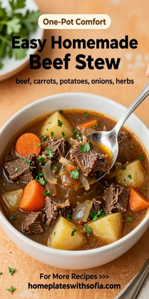 Easy Homemade Beef Stew