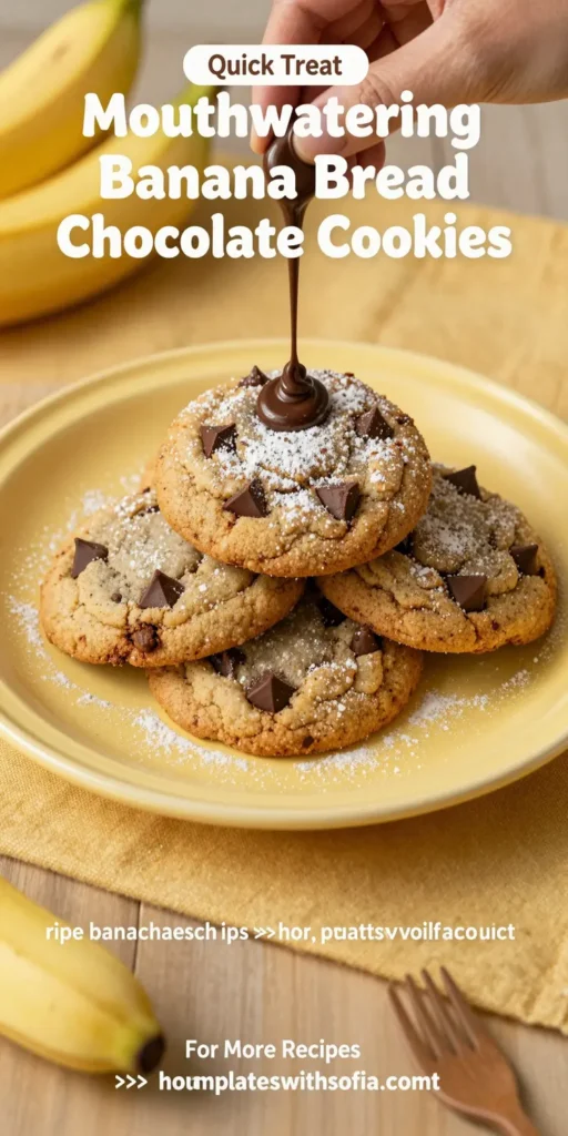 Mouthwatering Banana Bread Chocolate Chip Cookies