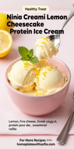 Ninja Creami Lemon Cheesecake Protein Ice Cream