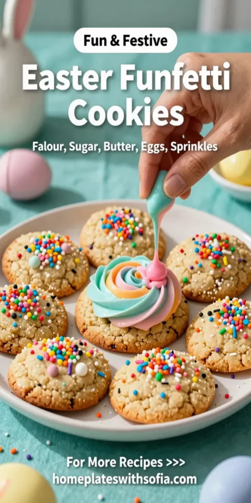 Easter Funfetti Cookies
