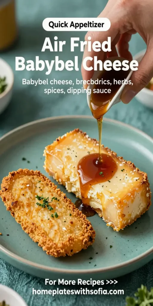 Air Fried Babybel Cheese