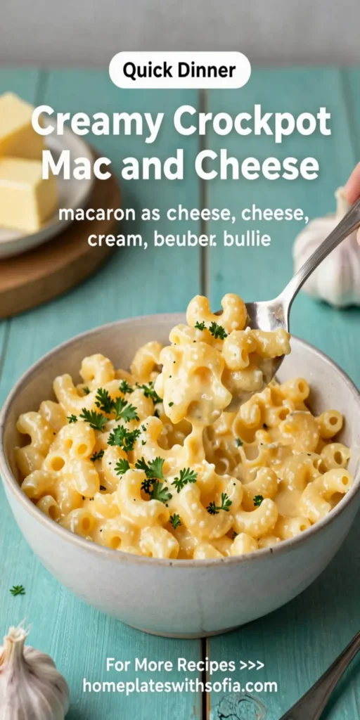 Creamy Crockpot Mac and Cheese