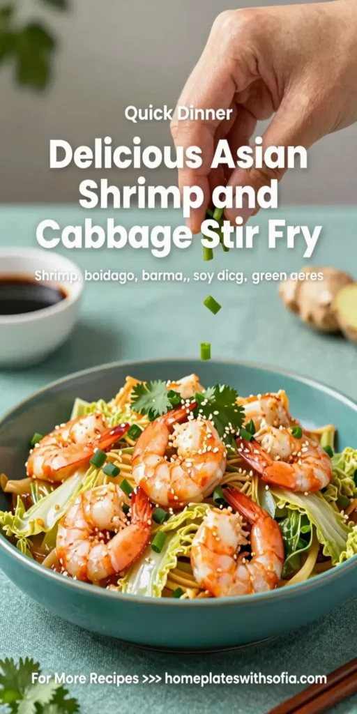 Delicious Asian Shrimp and Cabbage Stir Fry