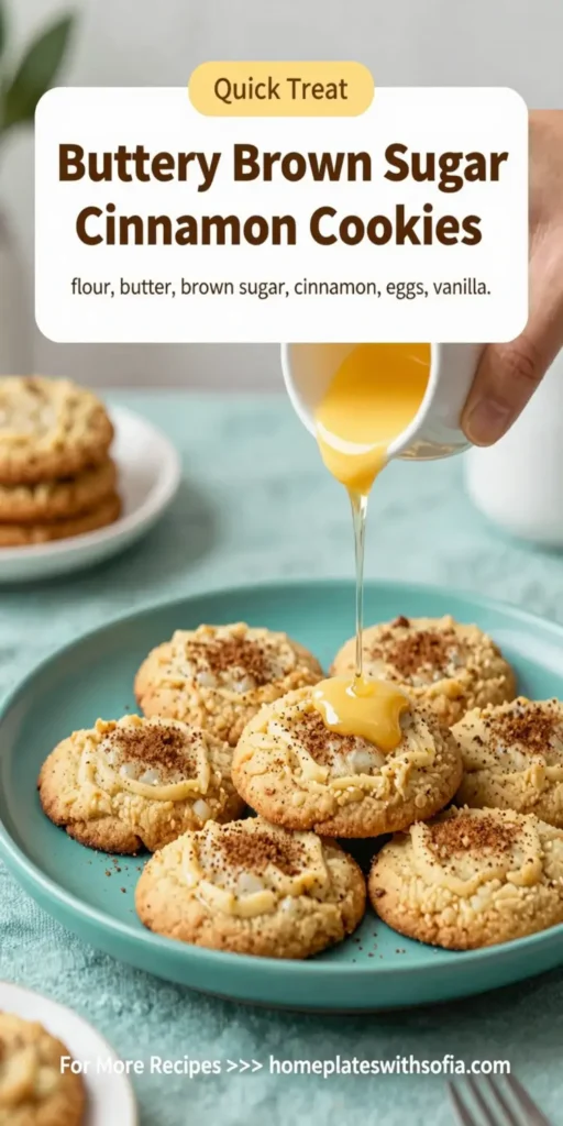 Buttery Brown Sugar Cinnamon Cookies