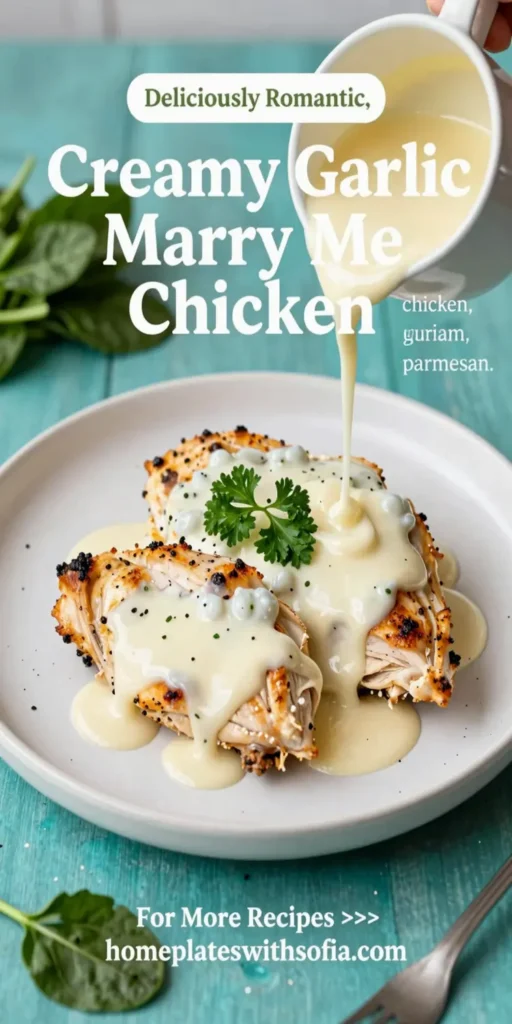 Creamy Garlic Marry Me Chicken