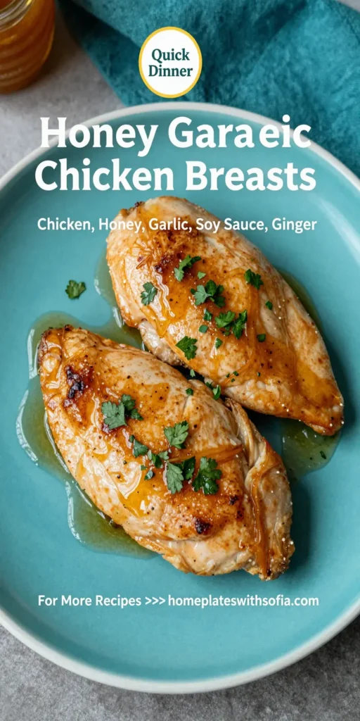 Honey Garlic Chicken Breasts