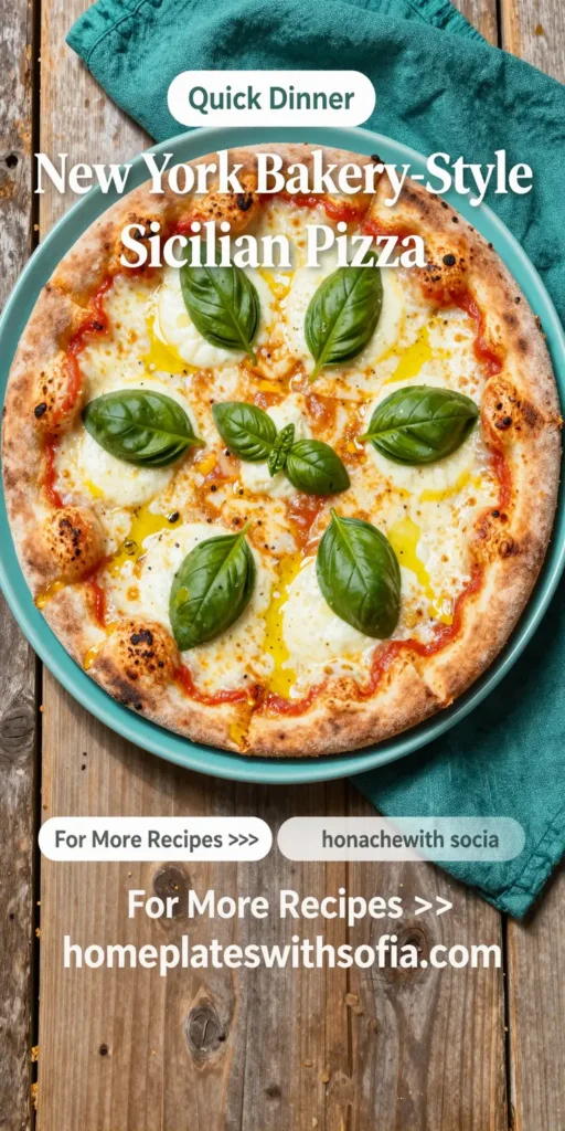 New York Bakery-Style Sicilian Pizza
