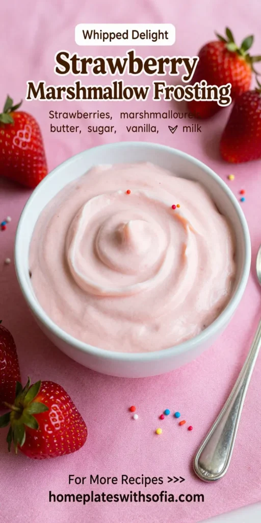 Strawberry Marshmallow Frosting