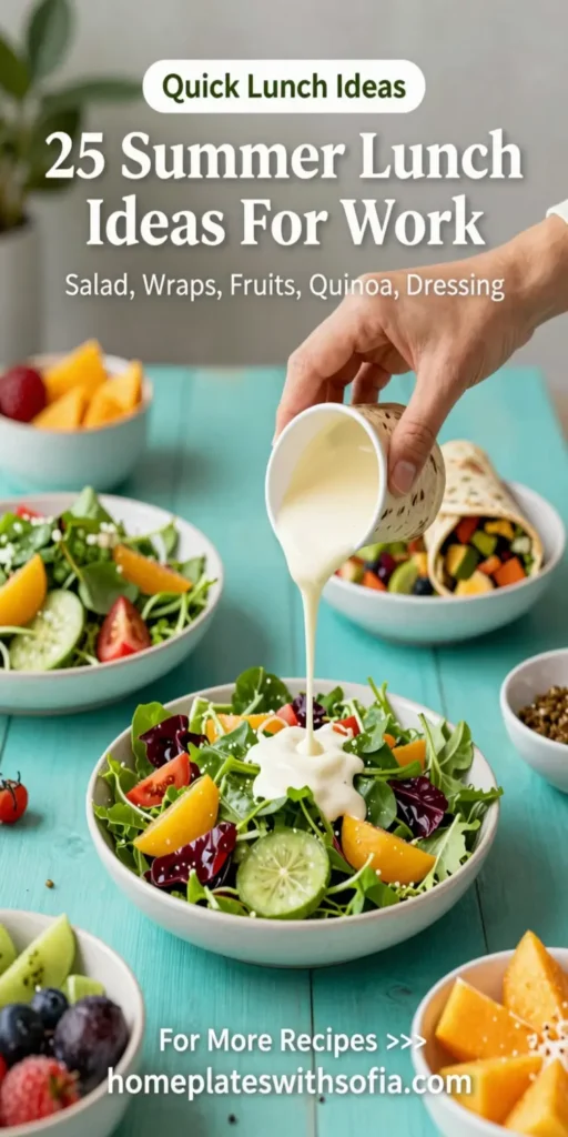 25 Summer Lunch Ideas For Work