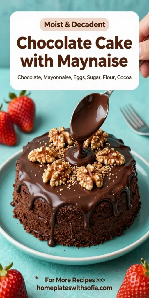 Chocolate Cake with Mayonnaise