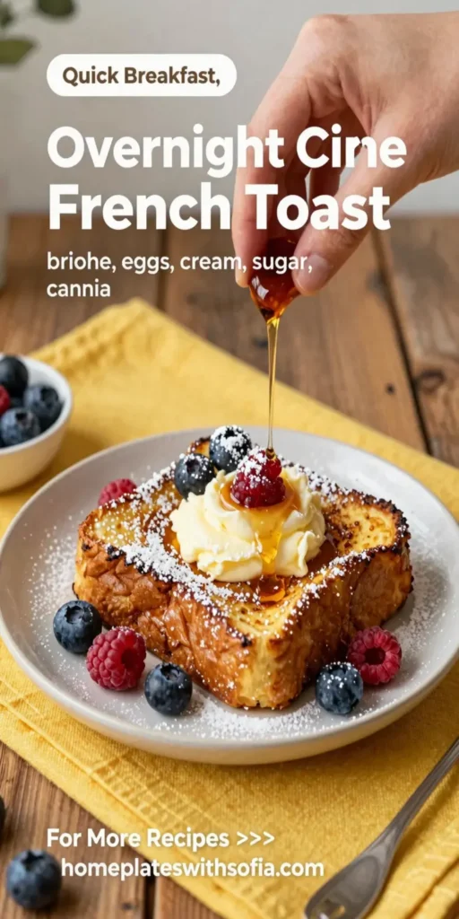 Overnight Crème Brûlée French Toast