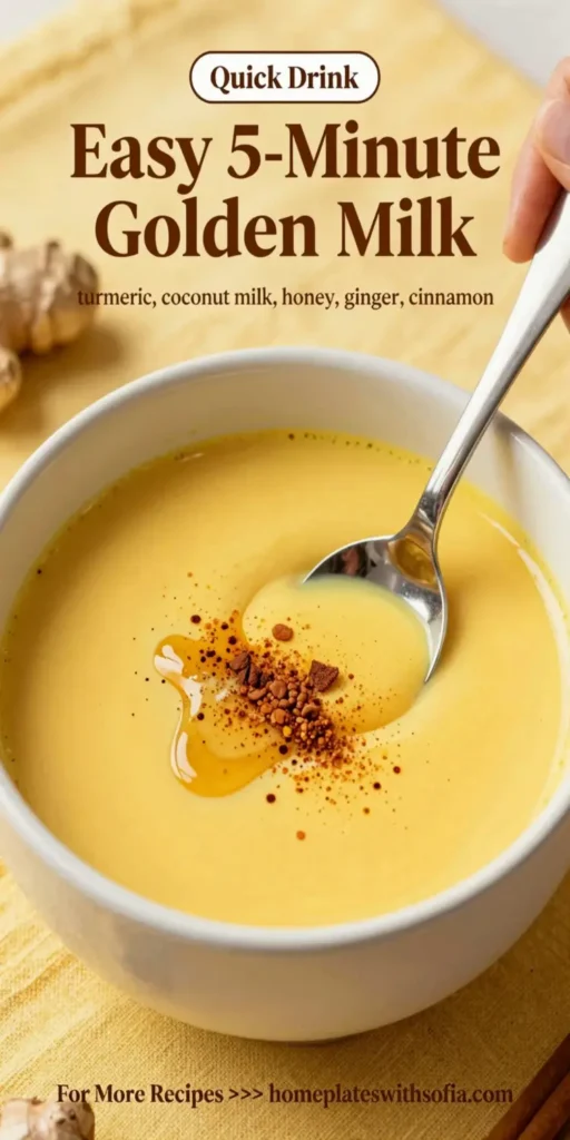 Easy 5-Minute Golden Milk