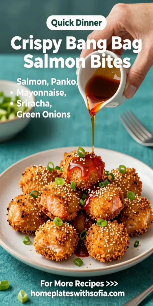 Crispy Bang Bang Salmon Bites