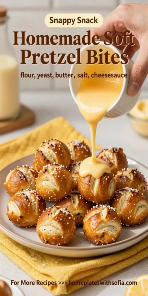 Homemade Soft Pretzel Bites